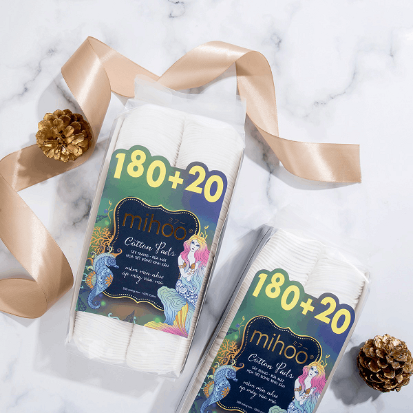 Bông Tẩy Trang Mihoo Bông Tròn Cotton Pads