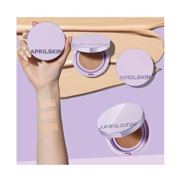 Phấn Nước April Skin Ultra Slim Cushion SPF50+/PA+++ (Tặng Kèm Lõi)