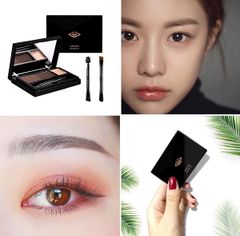 Bộ Kit Vẽ Mày + Che Khuyết Điểm Vacosi VM08 Natural Studio Eyebrow Kit Powder + Concealer 7.5g