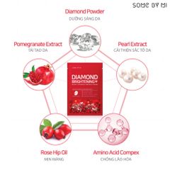 Mặt Nạ Dưỡng Sáng Da Some By Mi Diamond Brightening Sheet Mask 25g