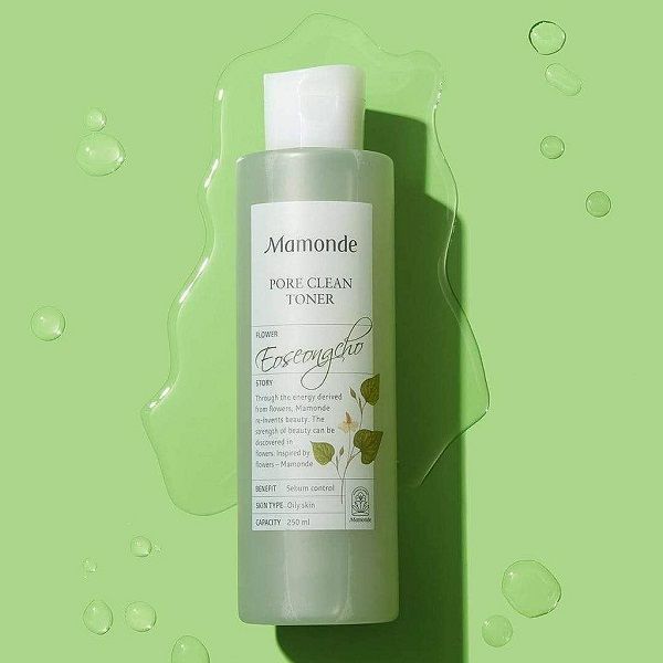 Nước Cân Bằng Cho Da Dầu Mamonde Eoseongcho Pore Clean Toner 250ml