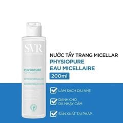 Nước Tẩy Trang Dành Cho Da Nhạy Cảm SVR Physiopure Eau Micellaire