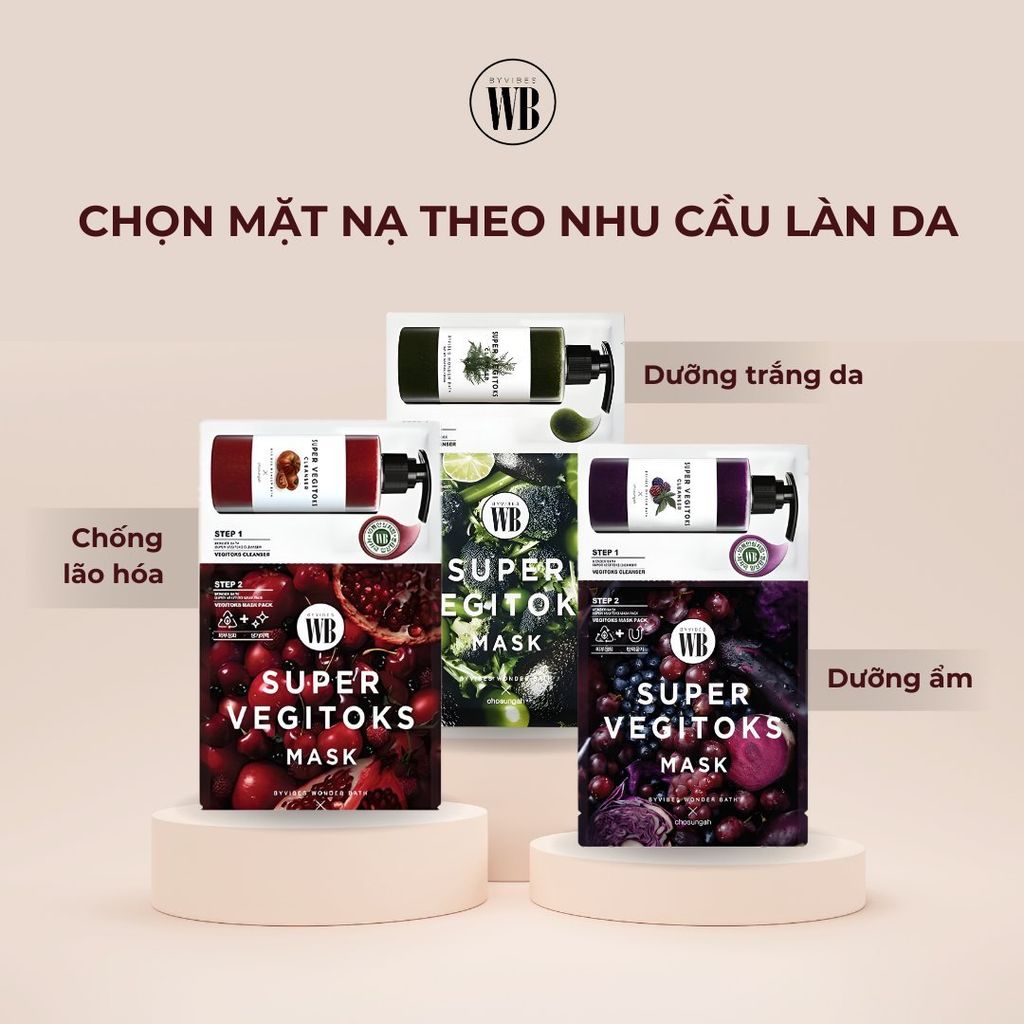 Mặt Nạ Thải Độc Wonder Bath Super Vegitoks Mask Pack 25ml