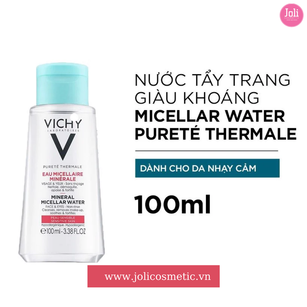 Nước Tẩy Trang Vichy Cho Da Nhạy Cảm Pureté Thermale Mineral Micellar Water For Sensitive Skin