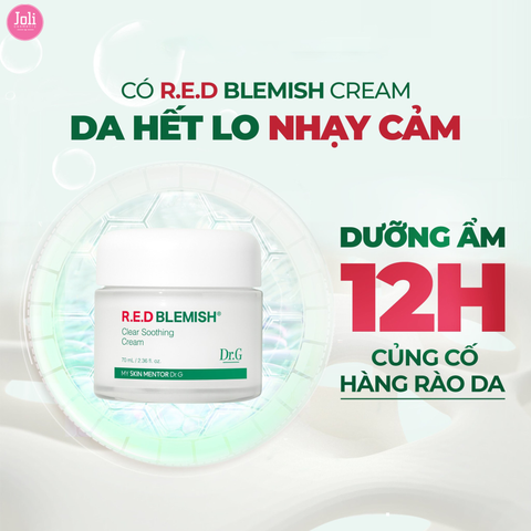 Kem Dưỡng Ẩm Làm Dịu Phục Hồi Da Dr.G R.E.D Blemish Clear Soothing Cream