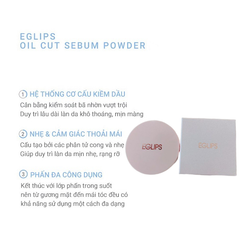 Phấn Phủ Dạng Bột Kiềm Dầu Eglips Oil Cut Sebum Powder 7g