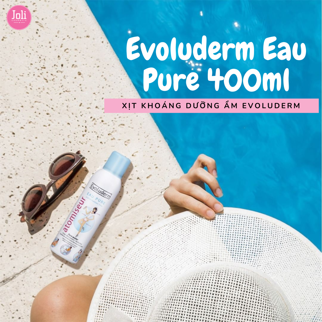 Xịt Khoáng Cung Cấp Nước Evoluderm Atomiseur Eau Pure Water