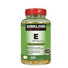 Viên Uống Bổ Sung Vitamin E Kirkland Signature 400 I.U 500 Viên