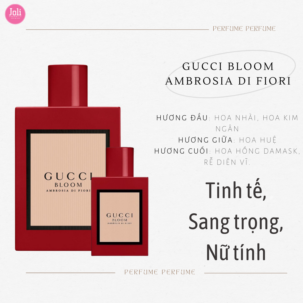 Nước Hoa Nữ Gucci Bloom Ambrosia Di Fiori EDP 100ml