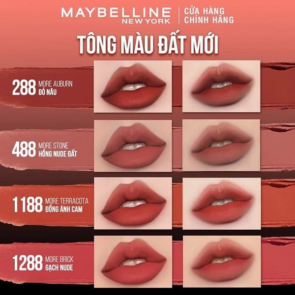 Son Thỏi Lì Maybelline Ultimatte By Color Sensational Matte Lipstick