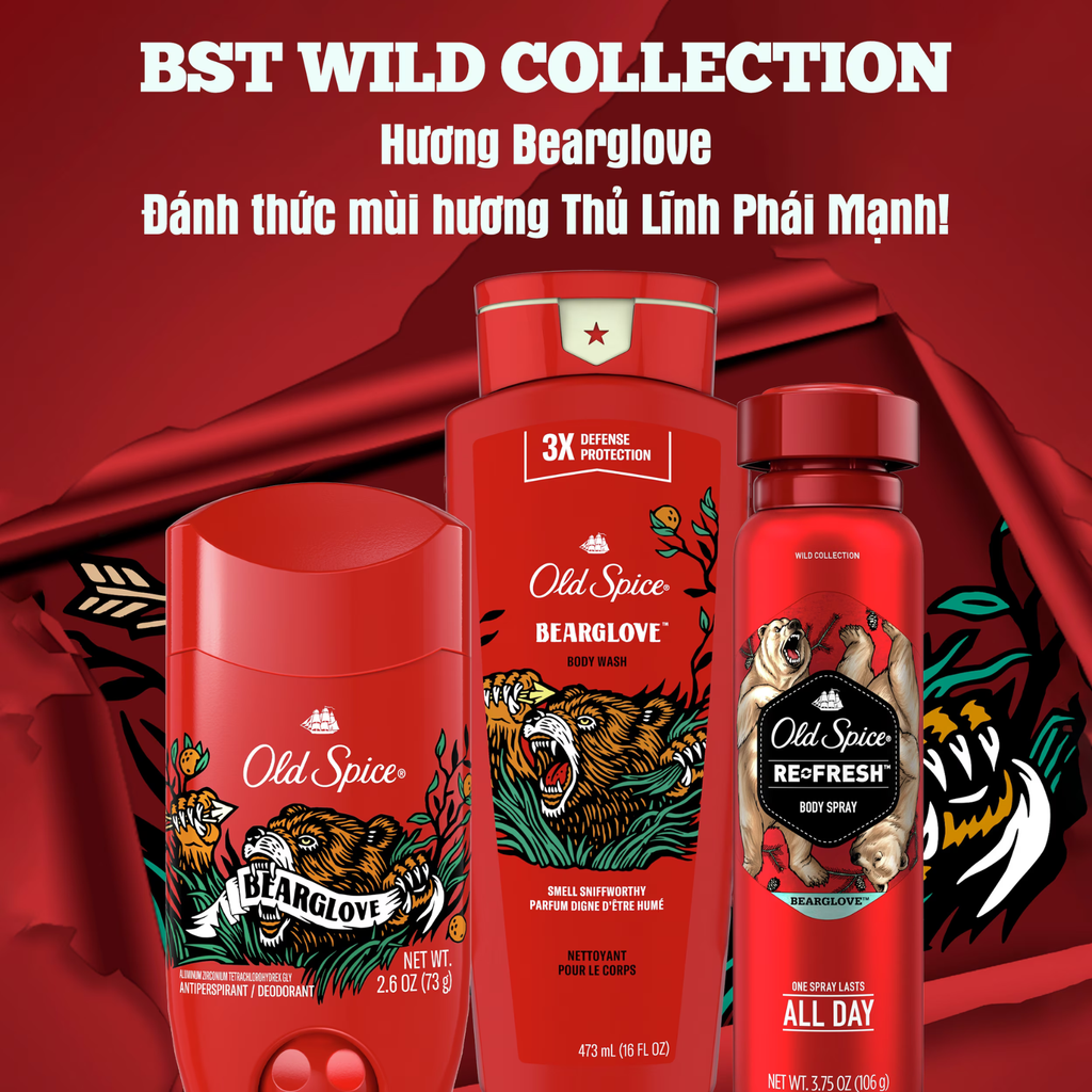 Gel Tắm Old Spice Fresh Collection Body Wash 473ml