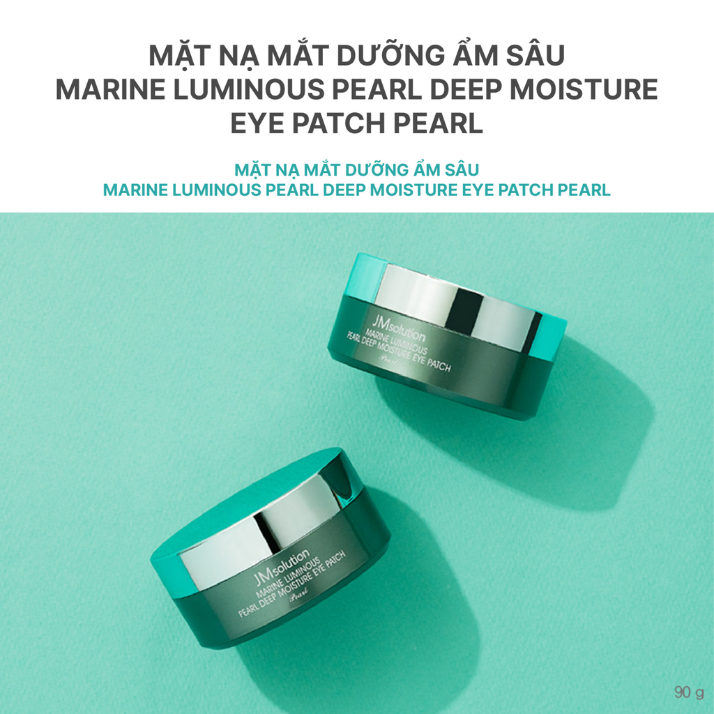 Mặt Nạ Mắt Dưỡng Ẩm Giảm Thâm Quầng Mắt JMsolution Marine Luminous Pearl Deep Moisture Eye Patch 90g