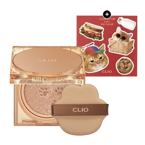 Phấn Nước Che Khuyết Điểm Clio Kill Cover The New Founwear Cushion Koshort In Seoul SPF50+ PA+++ (Tặng kèm lõi)