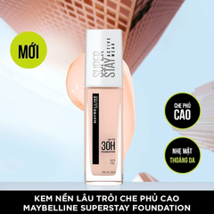 Kem Nền Maybelline Superstay Active Wear Foundation 30H 30ml