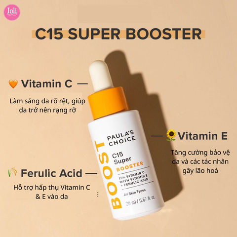 Tinh Chất Làm Sáng Da Chống Lão Hóa Paula's Choice C15 Super Booster 20ml