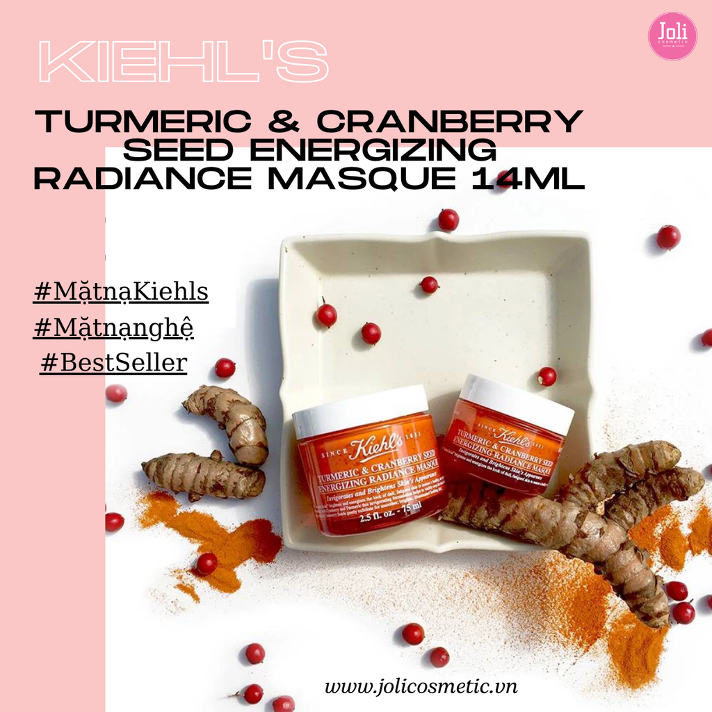 Mặt Nạ Kiehl's Turmeric & Cranberry Seed Energizing Radiance Masque 14ml