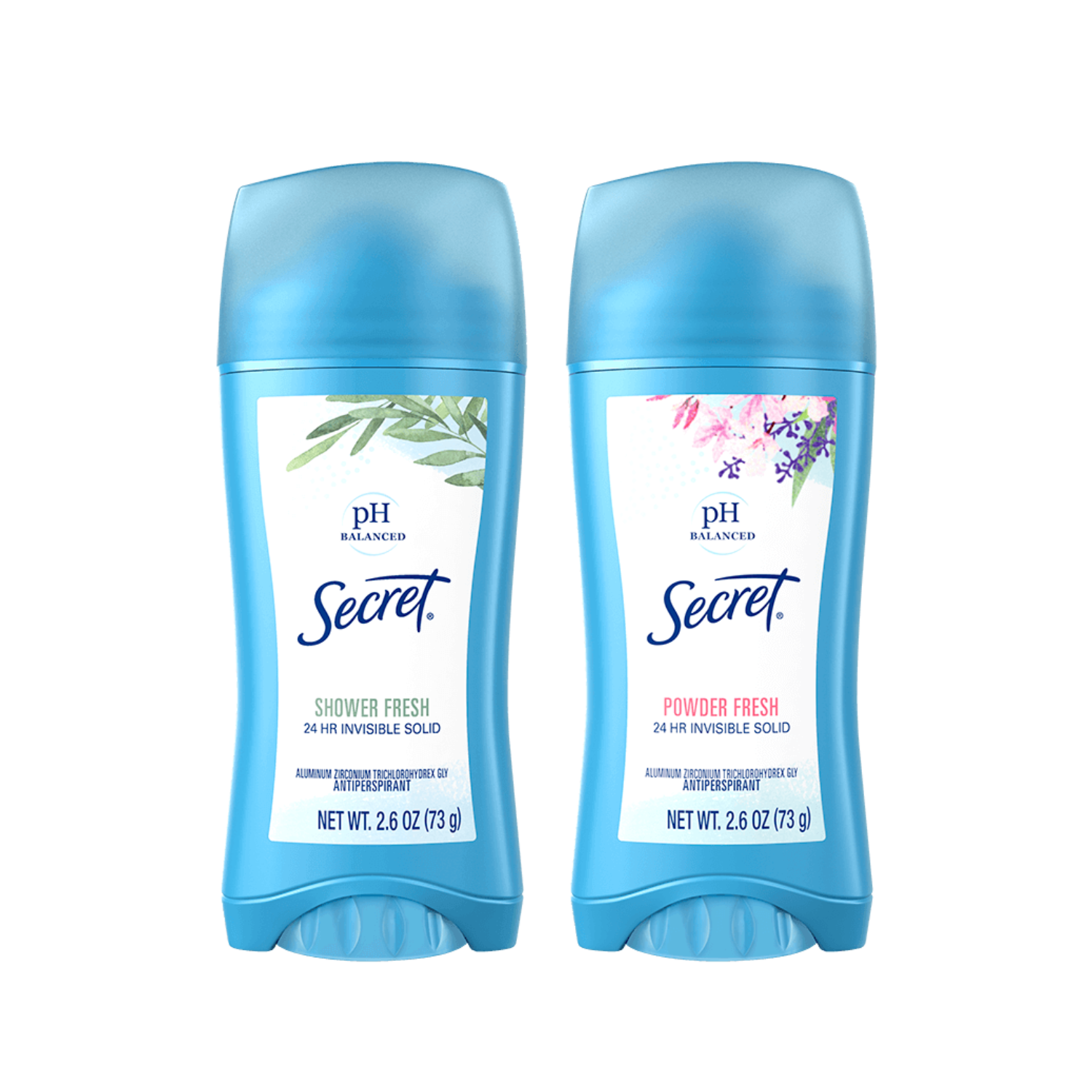 Sáp Khử Mùi Ngăn Tiết Mồ Hôi Secret pH Balanced 24H Invisible Sold Antiperspirant Deodorant 73g