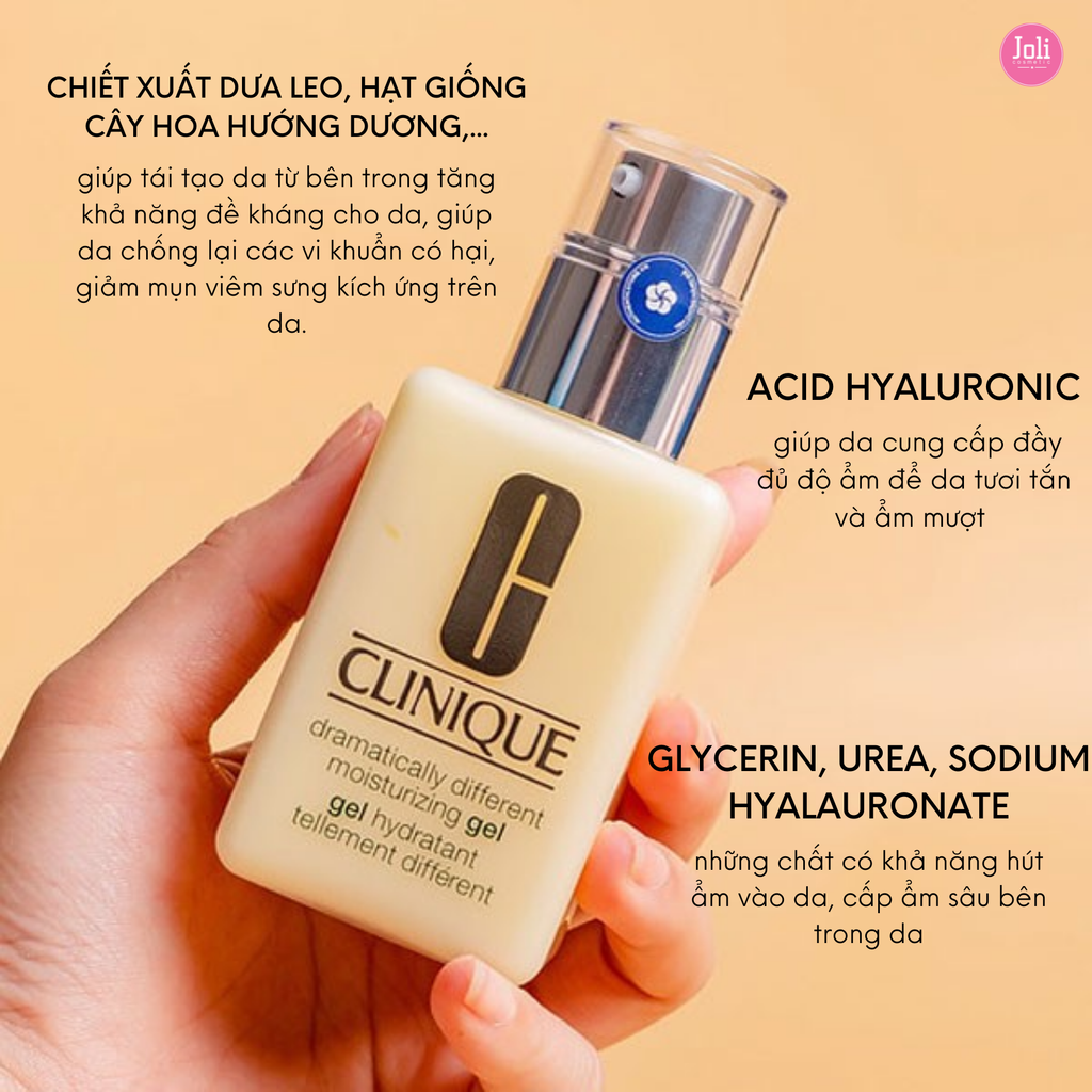 Gel Dưỡng Ẩm Clinique Dành Cho Da Dầu & Hỗn Hợp Dramatically Different Moisturizing Gel