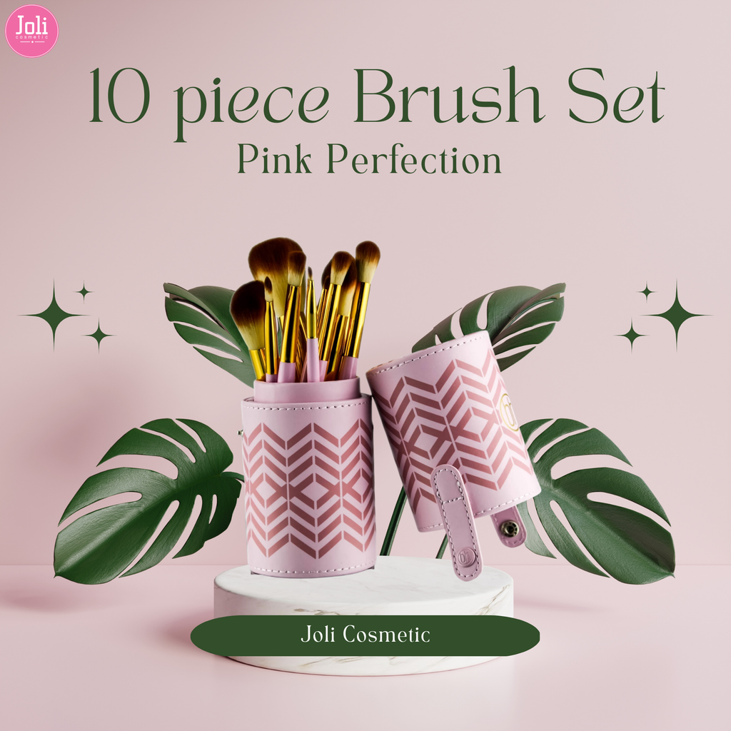 Bộ Cọ Trang Điểm 10 Cây BH Cosmetics Pink Perfection Brush Set