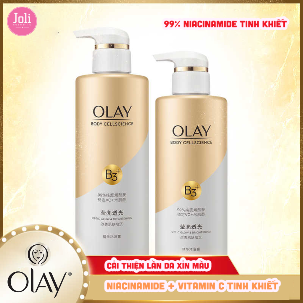 Sữa Tắm Dưỡng Trắng Da OLAY B3 + Vitamin C 500g