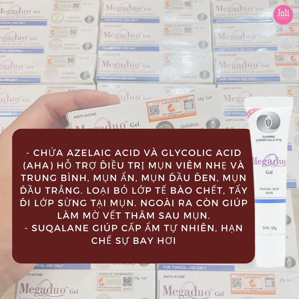 Gel Trị Mụn Và Vết Thâm Megaduo Gel 15g