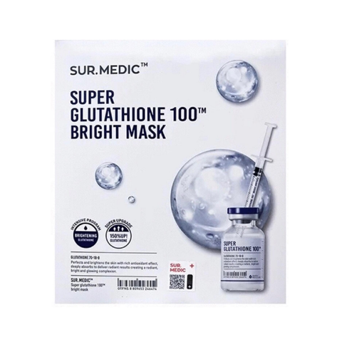 Mặt Nạ Làm Sáng Da Sur.Medic+ Super Glutathione 100 Bright Mask 30g