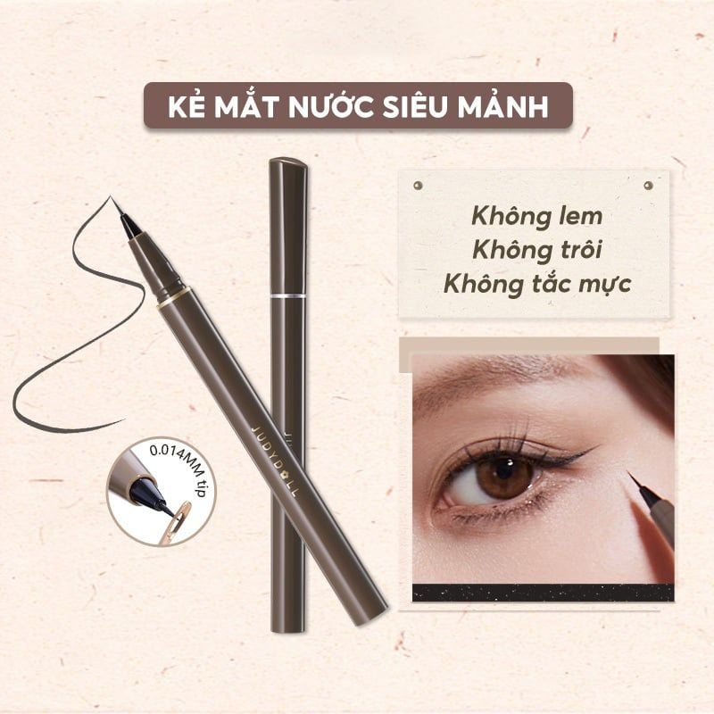 Bút Kẻ Mắt Nước Judydoll Slim Liquid Eyeliner 0.4g