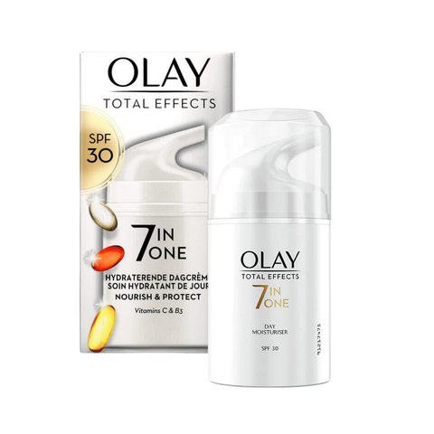 Kem Dưỡng Chống Lão Hóa Ban Ngày Olay Total Effects 7in1 Day Moisturiser Nourish & Protect SPF30 50ml