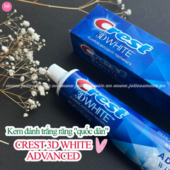 Kem Đánh Răng Crest 3D White Advanced Whitening 147g