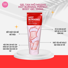 Gel Tan Mỡ Missha Hot Burning Perfect Body Gel 200ml