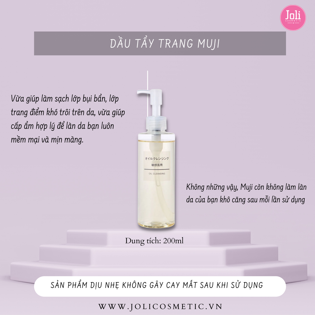 Dầu Tẩy Trang Muji Mild Oil Cleansing 200ml