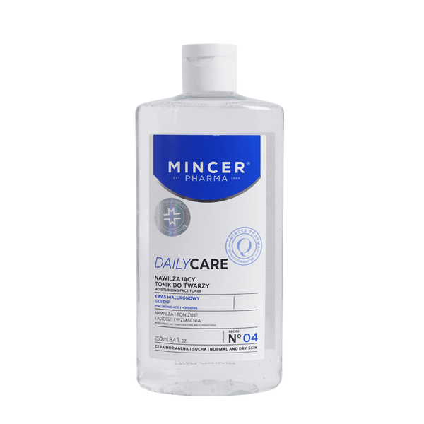 Nước Cân Bằng Cấp Ẩm Mincer Pharma Daily Care Moisturizing Face Toner Hyaluronic Acid 250ml