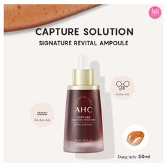 Tinh Chất Tái Tạo Da Chống Lão Hóa AHC Capture Solution Signature Revital Ampoule 50ml