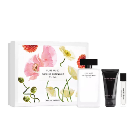 Set Nước Hoa Nữ Narciso Rodriguez Pure Musc For Her EDP (100ml + 10ml + Body Lotion 50ml)