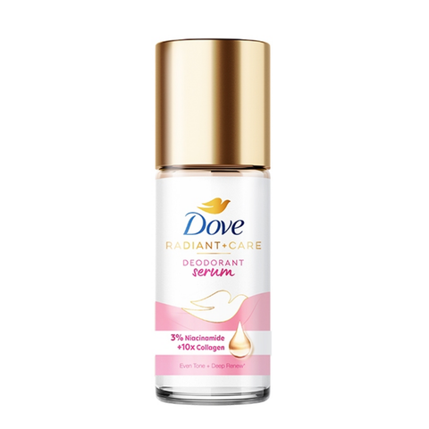 Lăn Khử Mùi Dạng Tinh Chất Làm Sáng Da Dove 3% Niacinamide + 10X Collagen Deodorant Serum 45ml
