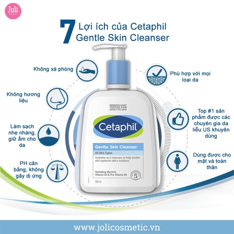 Sữa Rửa Mặt Cetaphil Dịu Nhẹ Cho Mọi Loại Da Gentle Skin Cleanser