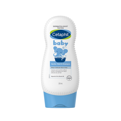 Sữa Tắm Gội Dịu Nhẹ Cho Bé Cetaphil Baby Gentle Wash & Shampoo 230ml