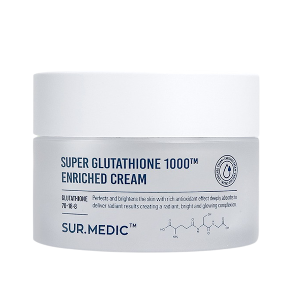 Kem Dưỡng Trắng Căng Bóng Da Sur.Medic+ Super Glutathione 1000 Enriched Cream 50ml