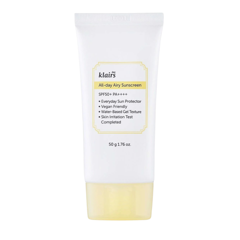 Kem Chống Nắng Ẩm Mượt Làm Dịu Da Klairs All-day Airy Sunscreen SPF50+ PA++++ 50g