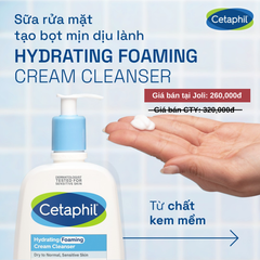 Sữa Rửa Mặt Tạo Bọt Cho Da Nhạy Cảm Cetaphil Hydrating Foaming Cream Cleanser