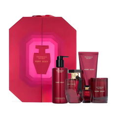 Set Nước Hoa Victoria’s Secret Very Sexy Glamorous & Luxe 5 Món (EDP 100ml +7.5ml, Candle 56g, Lotion 250ml, Wash 200ml)