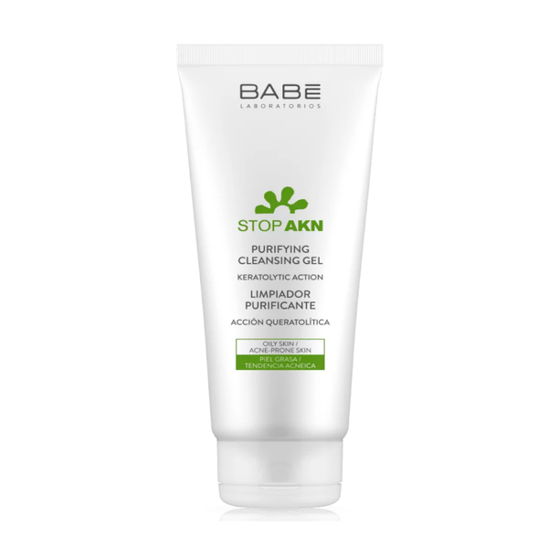 Sữa Rửa Mặt Cho Da Dầu Mụn Babe Stop Akn Purifying Cleansing Gel