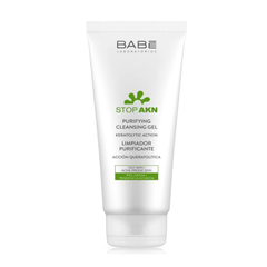 Sữa Rửa Mặt Cho Da Dầu Mụn Babe Stop Akn Purifying Cleansing Gel