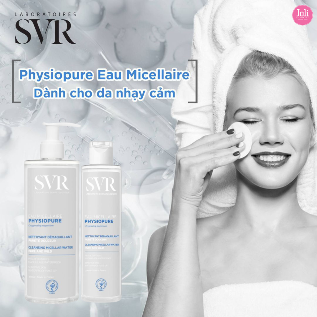 Nước Tẩy Trang Dành Cho Da Nhạy Cảm SVR Physiopure Eau Micellaire