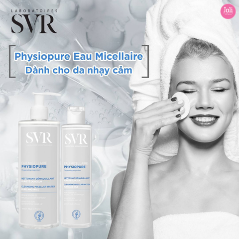 Nước Tẩy Trang Dành Cho Da Nhạy Cảm SVR Physiopure Eau Micellaire