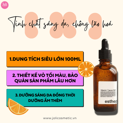 Tinh Chất Trắng Da Chống Lão Hóa EsthePro Vitamin C Serum 561 100ml