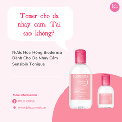 Nước Hoa Hồng Dành Cho Da Nhạy Cảm Bioderma Sensibio Tonique