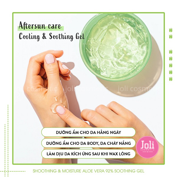 Gel Dưỡng Ẩm Chiết Xuất Lô Hội Nature Republic Soothing & Moisture Aloe Vera 92% Soothing Gel 300ml