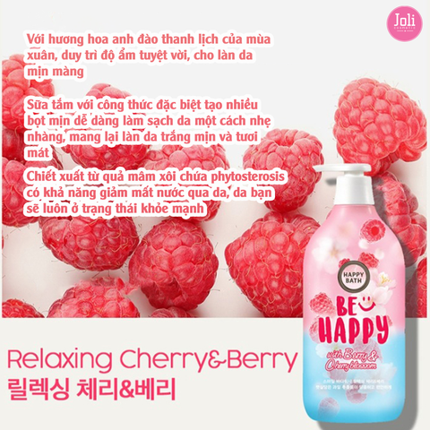 Sữa Tắm Happy Bath Smile Body Wash 900g