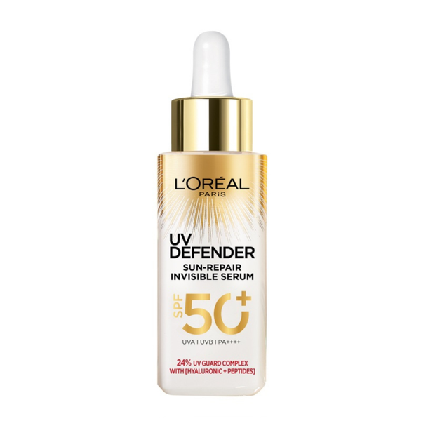 Tinh Chất Chống Nắng Loreal UV Defender Sun-Repair Invisible Serum SPF 50+ PA++++ 30ml